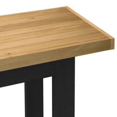 Bureau NOAIN pieds en forme de U 120x50x75 cm bois massif pin vidaXL