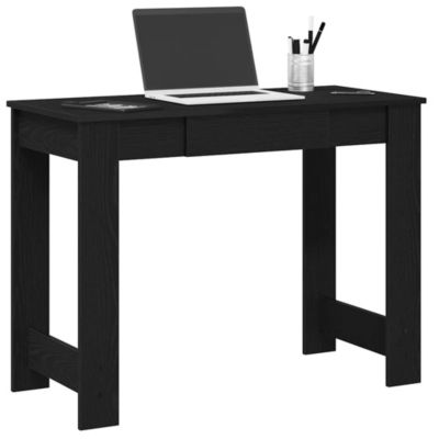 Bureau noir 100x45x75 cm bois d'ingénierie vidaXL
