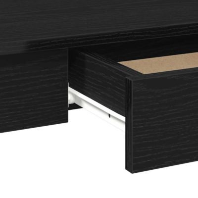 Bureau noir 100x45x75 cm bois d'ingénierie vidaXL