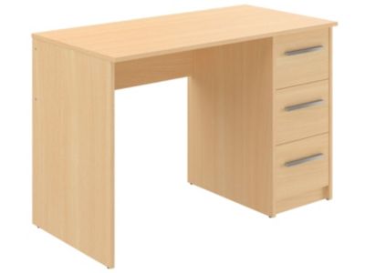Bureau SAME 3 tiroirs 110x56x74 cm hêtre TALESA