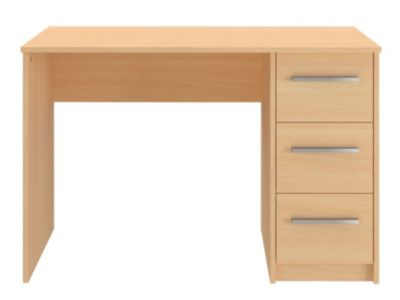 Bureau SAME 3 tiroirs 110x56x74 cm hêtre TALESA