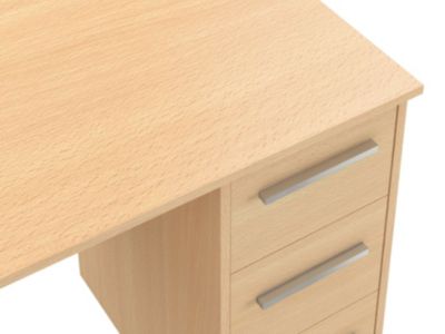 Bureau SAME 3 tiroirs 110x56x74 cm hêtre TALESA