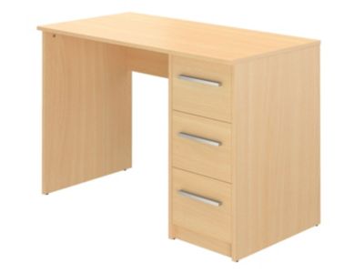 Bureau SAME 3 tiroirs 110x56x74 cm hêtre TALESA