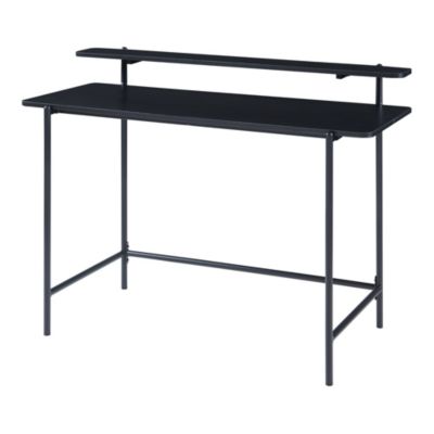 Bureau Samnanger 120 x 55 x 88 cm noir en.casa