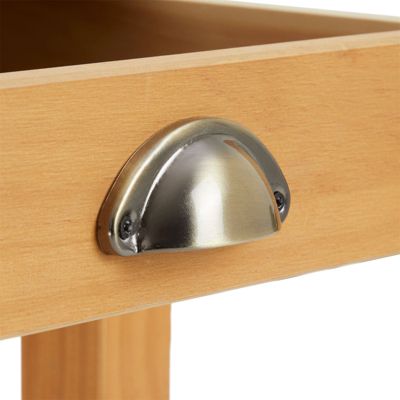 Bureau secrétaire MARLENE, avec 2 tiroirs, en pin massif finition cirée