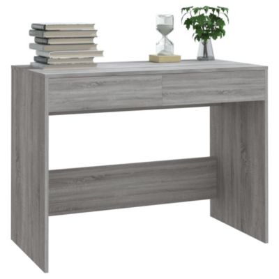Bureau sonoma gris 101x50x76,5 cm bois d'ingénierie vidaXL