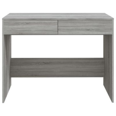 Bureau sonoma gris 101x50x76,5 cm bois d'ingénierie vidaXL