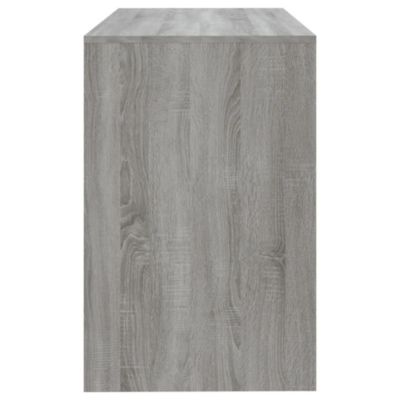 Bureau sonoma gris 101x50x76,5 cm bois d'ingénierie vidaXL