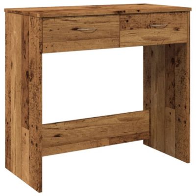Bureau style vieux bois 80x40x75 cm bois d'ingénierie vidaXL