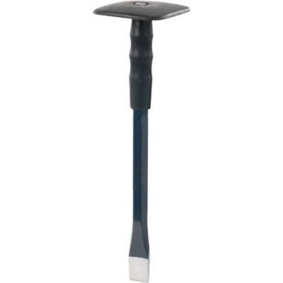 Burin plat kwb 920793 en acier CV 16 mm avec protection main caoutchouc