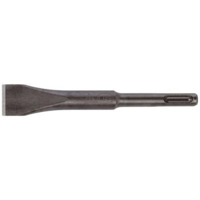 Burin plat SDS-Plus 20 mm, longueur 140 mm, acier trempé, pour démolition et burinage