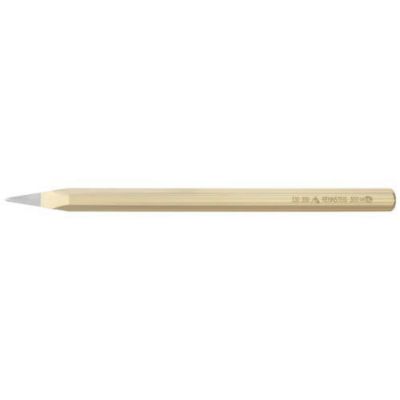 Burin pointu pour maçonnerie DIN 7256 - 500 mm, tige 20 mm, acier chrome-vanadium