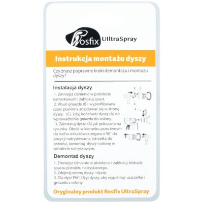 Buse de Pulvérisation Airless Ultra Spray 515 - Jet 25 cm, Haute Précision, Pour Acryliques, Époxys, Uréthanes