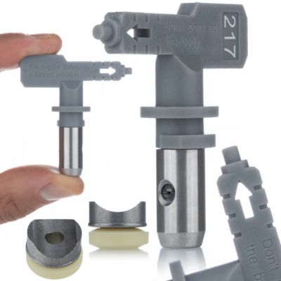 Buse de Pulvérisation Hi-Flow 217 - Jet 10 cm, Pour Acrylique et Latex, Haute Précision, Certifié CE