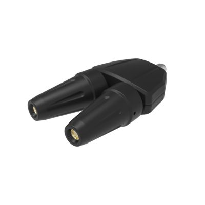 Buse jet double pour nettoyeur haute pression Erbauer noir