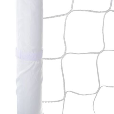 But de football - cage de foot - but futsal dim. 186L x 62l x 123H cm - châssis métal filet PE - piquets & outil inclus - blanc