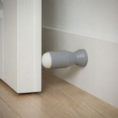 Butée de porte Vynex en plastique Ø.33 x L.70 x H.90 mm