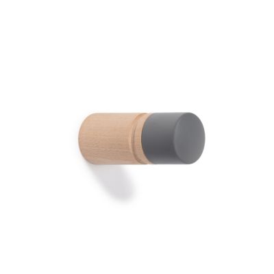 Butée murale Rei bois hêtre ⌀3,5x H.9 cm
