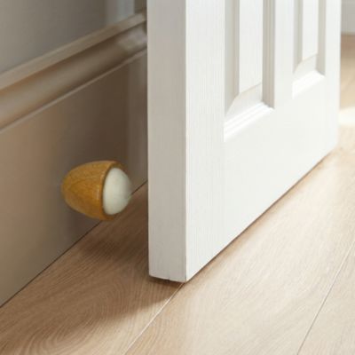 Butoir ø28 x Hauteur 40 mm mur hêtre verni