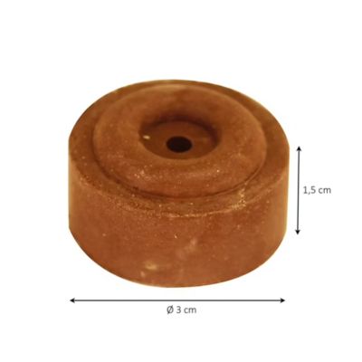 Butoir ø30 x Hauteur 15 mm caoutchouc rouge