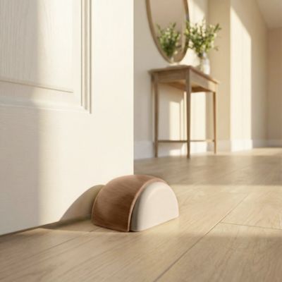 Butoir ø46 x Hauteur 23 mm adhésif chêne