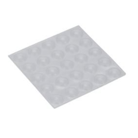 Butoir à coller Diall 8 mm x 25, transparent