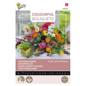 Buzzy Colourful Bouquets, Rustic dried flowers - Ca. 5 gr