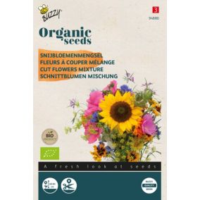 Buzzy Organic Fleurs à couper Mélange -bio - Ca. 0,5 gr