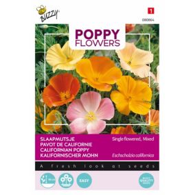Buzzy Poppy Flowers Pavot de Californie - Ca. 1 gr