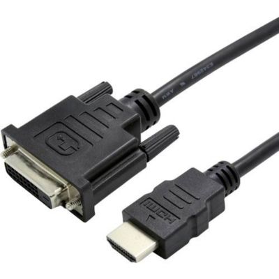 Câble adaptateur Value HDMI-A vers DVI-D 24+1 - 0,15 m, noir