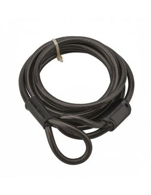Câble antivol Twisty, vélo, abris de jardin, câble acier 1.80m - THIRARD