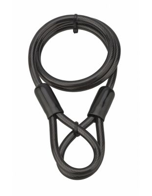 Câble antivol Twisty, vélo, abris de jardin, diamètre  10, 1.20m, acier gaine PVC - THIRARD