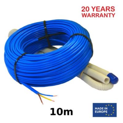 Câble chauffant 10 m TH-C20-10, 20 W/m, 230 V, 200 W