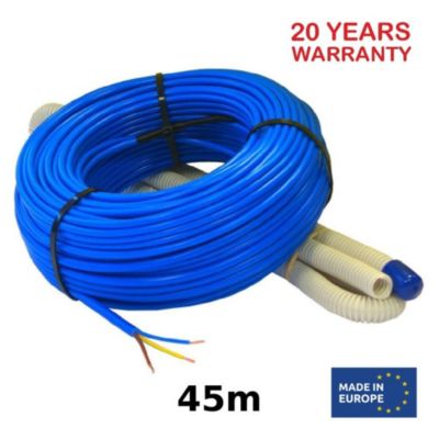 Câble chauffant 45 m TH-C20-45, 20 W/m, 230 V, 900 W