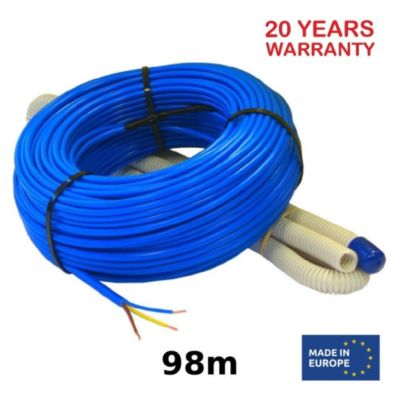 Câble chauffant 98 m TH-C20-98, 20 W/m, 230 V, 1960 W
