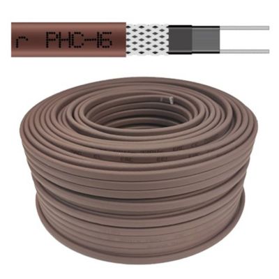 Câble chauffant autorégulant PHC-16, 16 W/m, 230 V, 120 m, intérieur et extérieur de tuyaux
