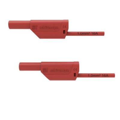 Câble de liaison Schützinger VSFK 8500 / 1 / 25 / RT rouge 25 cm ...