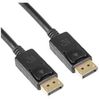 Câble DisplayPort AK-AV-10 fiche mâle DisplayPort 1,8 m, gaine ABS ...