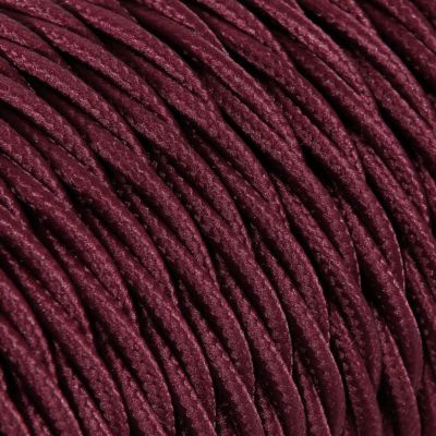 Cable Electrique Tordu Textile Anthracite, Fil Electrique Tissu De 10