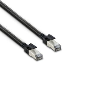 Câble Ethernet RJ45 CAT 8 mâle/mâle tressé - S/FTP 5 m - Metronic 395631