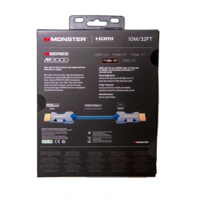 Câble HDMI Monster M3000 UHD 8K Dolby Vision 48 Gbit/s - 10 m | Castorama
