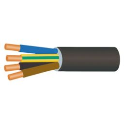 Câble électrique H07VK 6 mm² Noir - 10 m