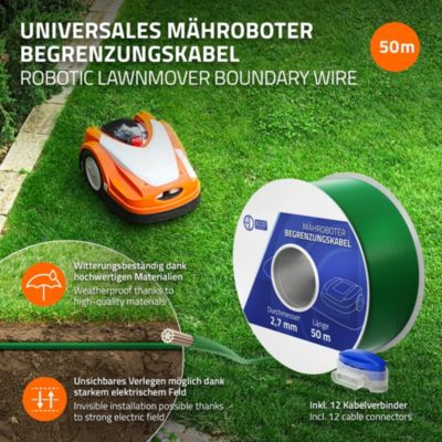 Câble périphérique connecteur de câble pour robot fil de délimitation vert 50 m