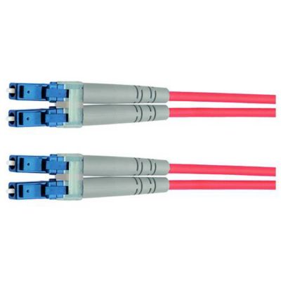 Câble patch fibre optique LC Duplex 2 m, singlemode OS2, jaune