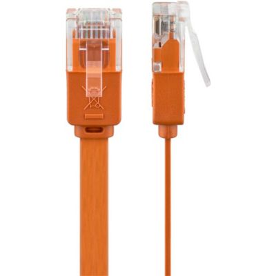 Câble RJ45 Cat6 plat orange 1.50 m GOOBAY