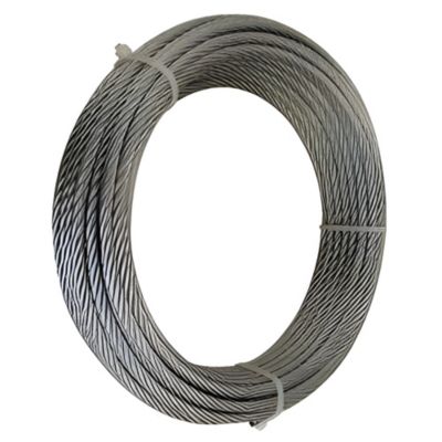 Câble souple diam. 2 mm - torons 7 x 7 - 25 mètres - Inox 316