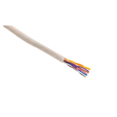 Câble téléphone PTT 298 4 paires 0,6mm² ivoire 15m Zenitech