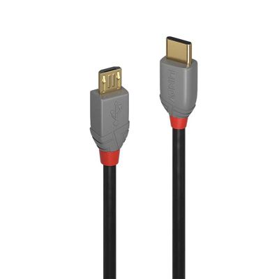 Câble USB 2.0 Type C - Micro USB 50cm LINDY