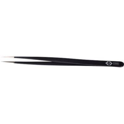 C.K T2368D Pince brucelle ESD SS SA-ESD pointue effilée extra-fine 140 mm