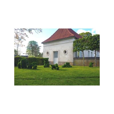 Peluche De Cœur En Gazon Synthétique - Décoration Jardin 50x52x26 Cm, Vert, Résistant Aux Intempéries - 4